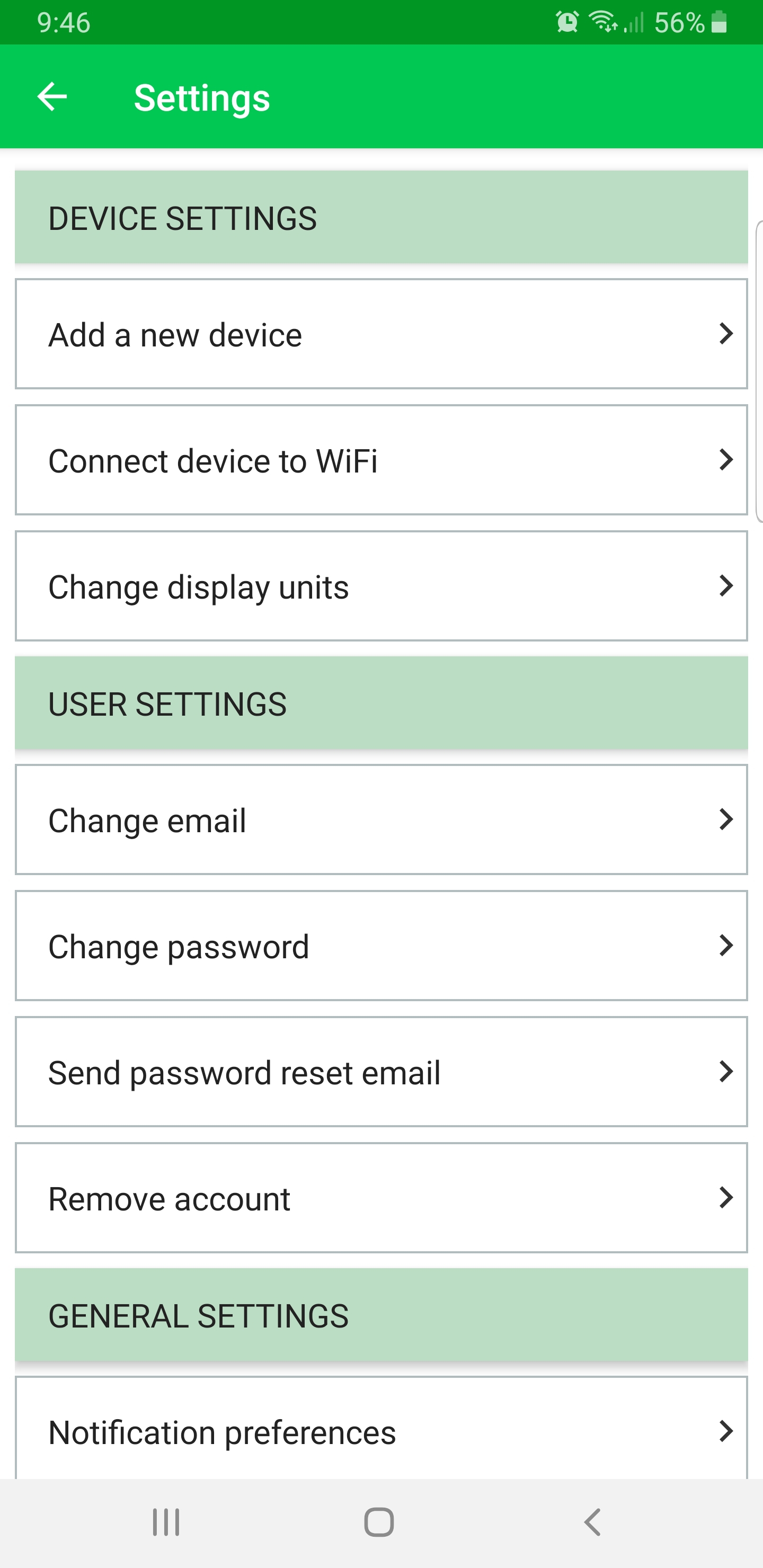 Android App  IAQ Sensors
