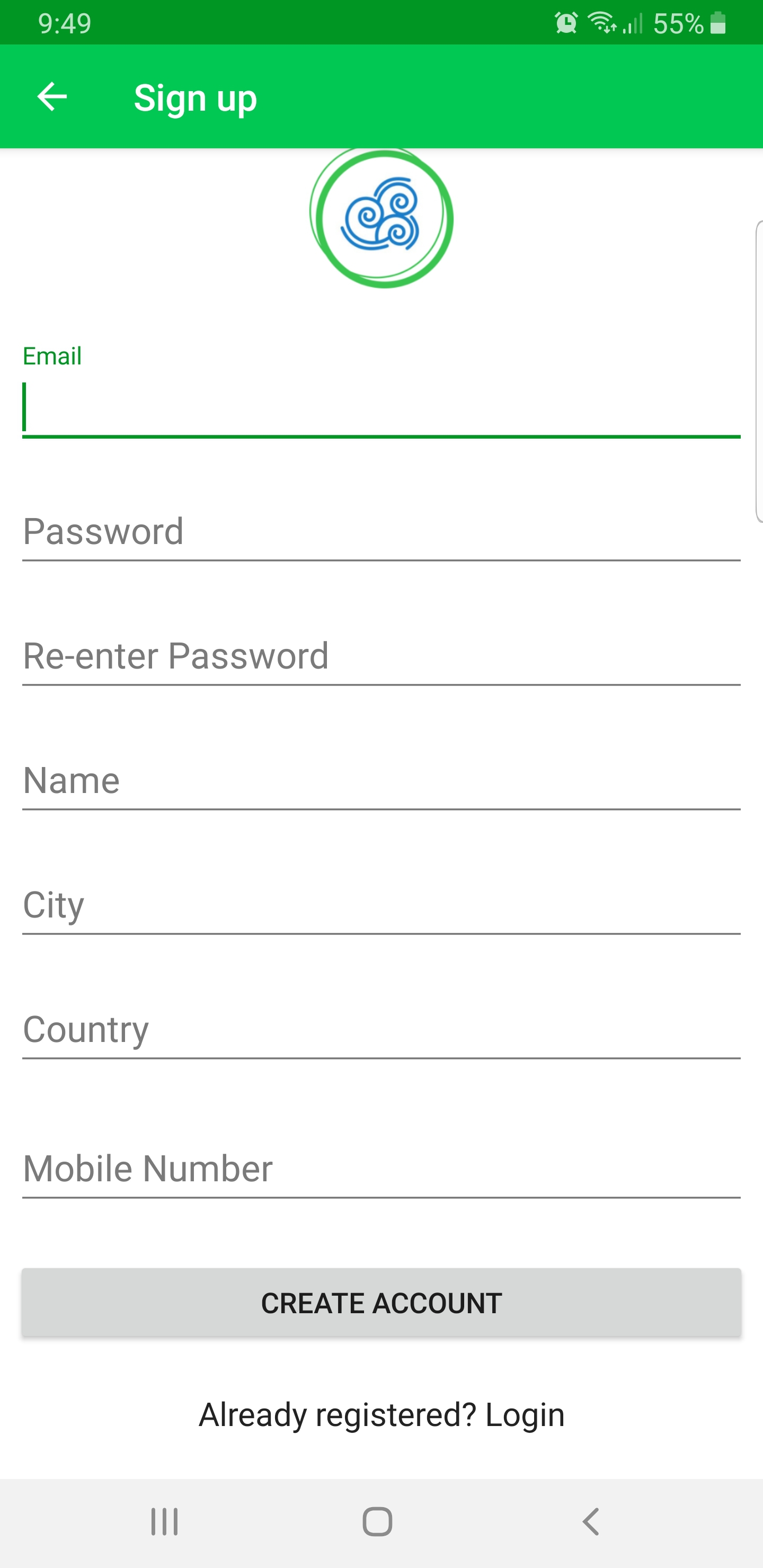 Android App IAQ Sensors